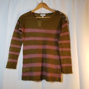Loft | Striped Mohair Sweater - MP